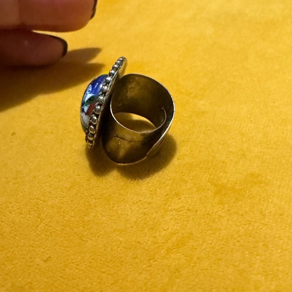 Handmade STERLING adjustable ring - Picture 2 of 4